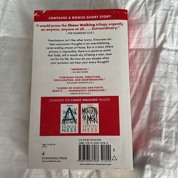 The knife of never letting go by Patrick ness - Picture 3 of 3